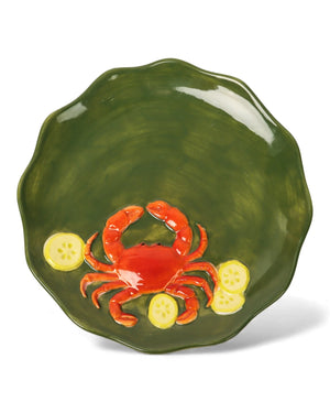 La La Land - Seaview Stoneware Crab Plate