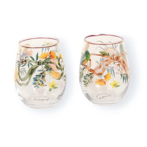 La La Land Glass Tumbler Large (Set of 2 glasses) Golden Hour