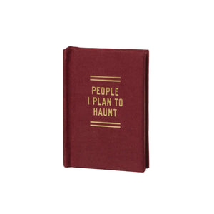 Brass Monkey People I Plan To Haunt Tiny Diary Purple