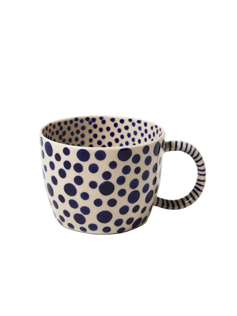 Jones & Co - Chino Mug Navy Spot