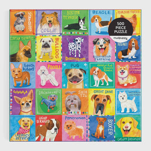 Mudpuppy Pawsome Portraits Family Puzzle - 500pcs