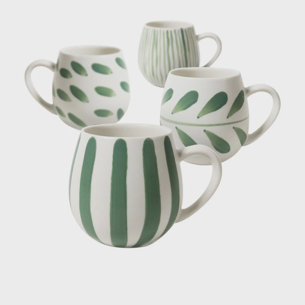 HUG ME MUG 4PK-Olive Brush