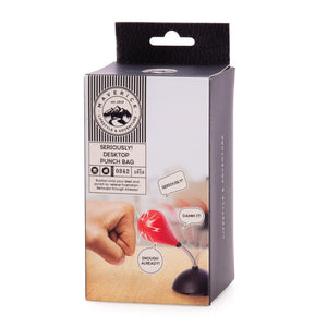 Seriously Talking Desktop Punch Bag Red