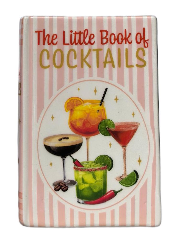 Summer Spritz Cocktail Book Vase/Planter Pink