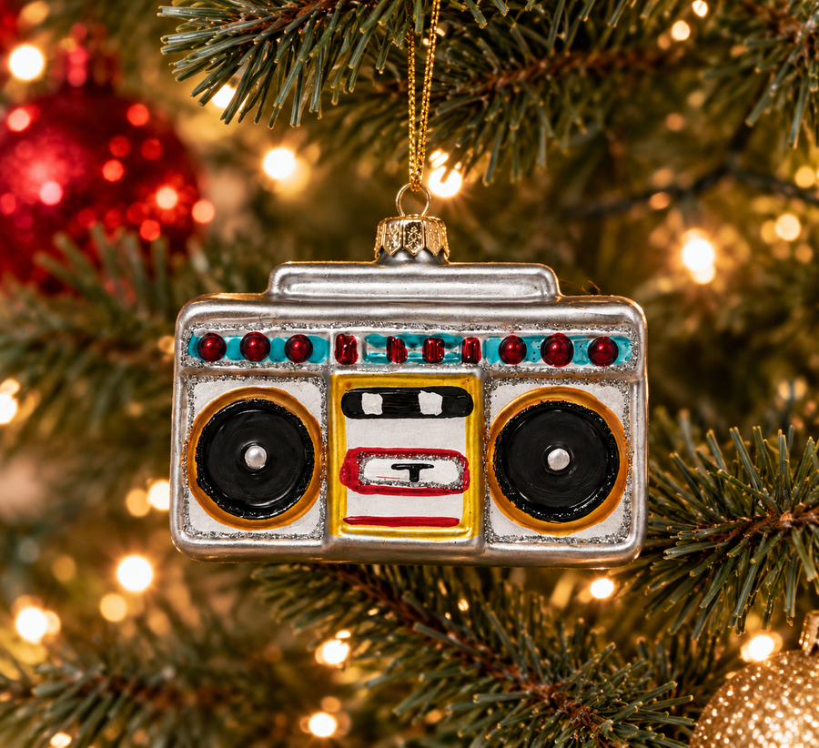 Radio Ornament Glass