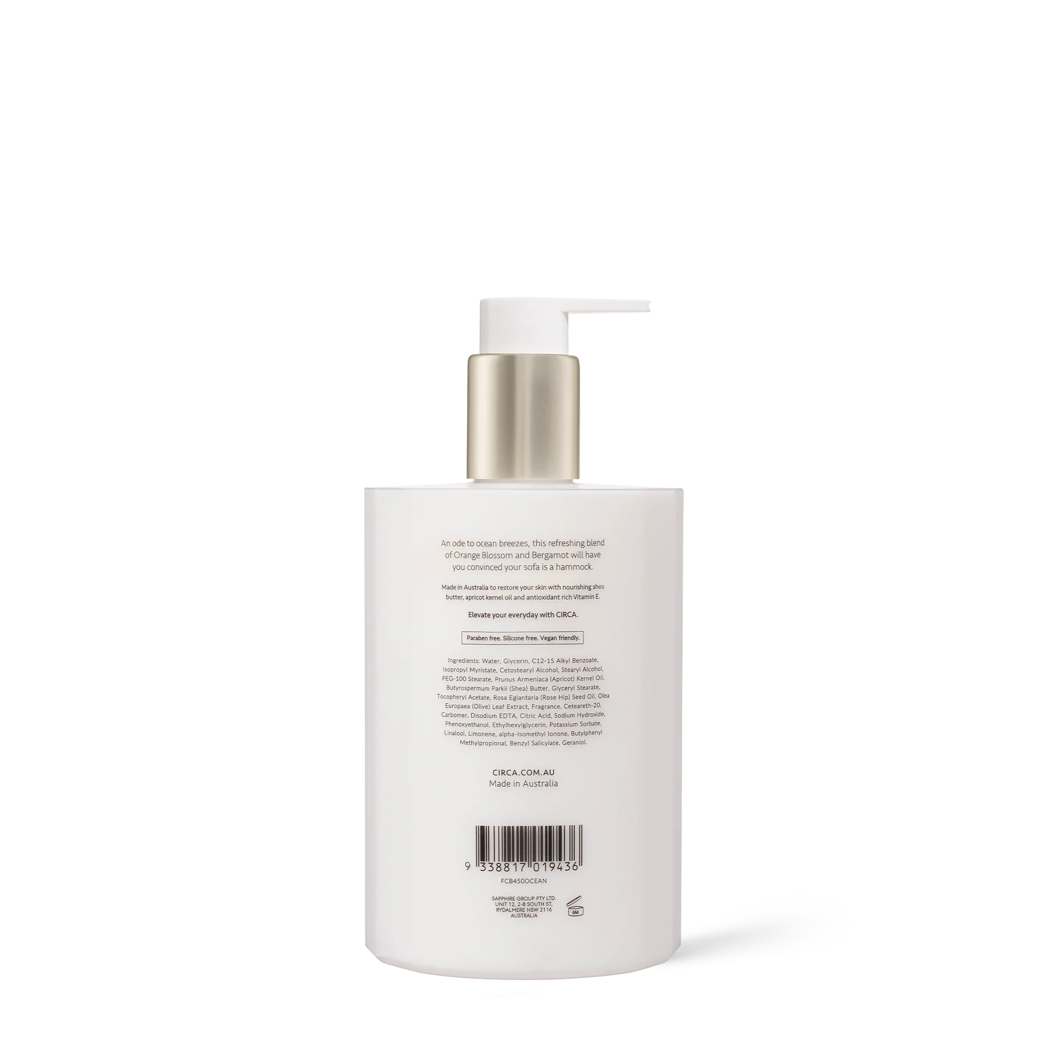 CIRCA 450ml Hand Lotion - OCEANIQUE