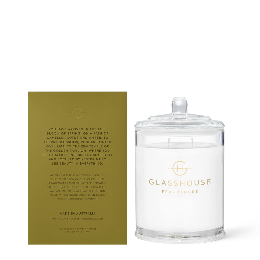 380g Candle - KYOTO IN BLOOM By Glasshouse
